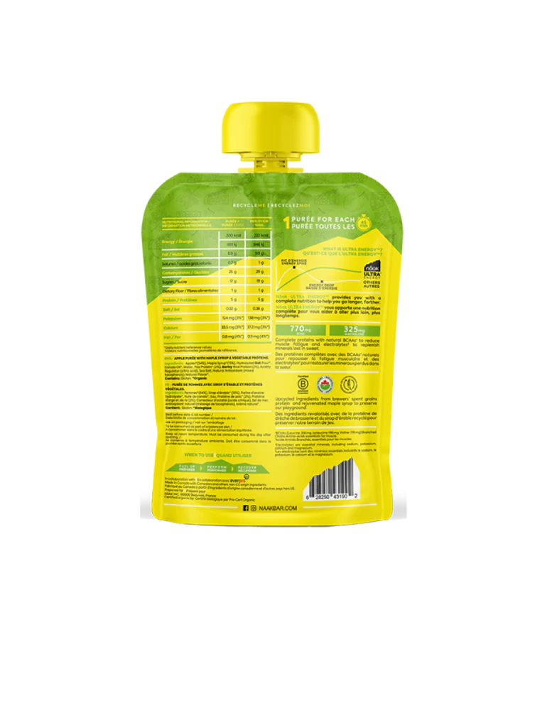 Naak Energy Puree Apple & Maple Syrup - Image 3